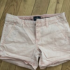 American Eagle Outfitters Pink Bermuda Shorts Casual Style